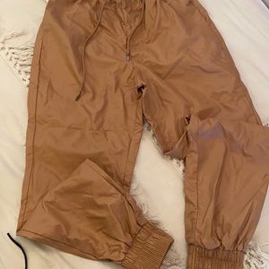 Like new Faux leather JLUXLABEL joggers